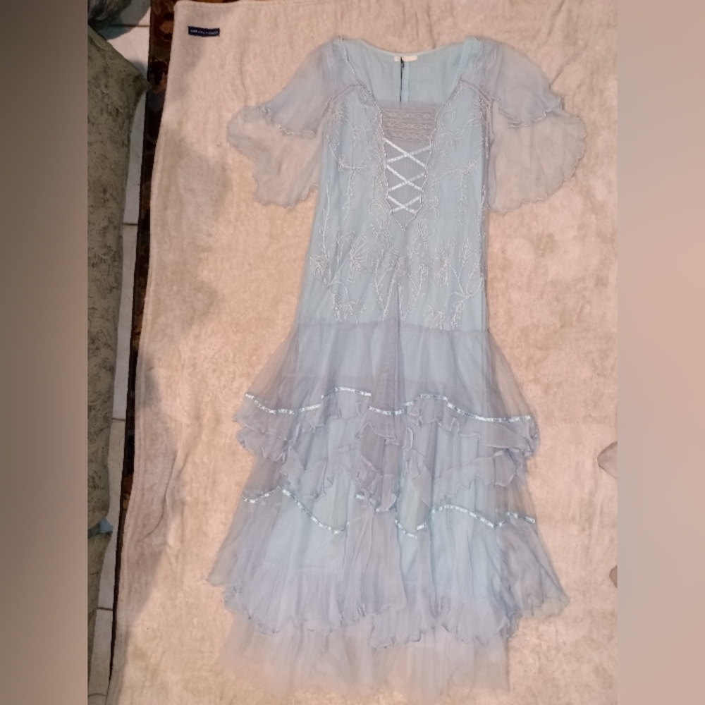 NWT Rare Nataya Elegant Vintage Look Dress Sz Small - Picture 2 of 7